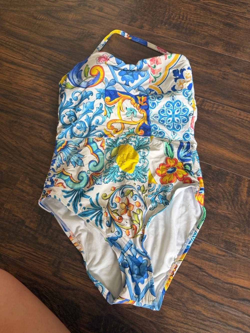 Antonio Melani Mediterranean Print One-Piece Swimsuit